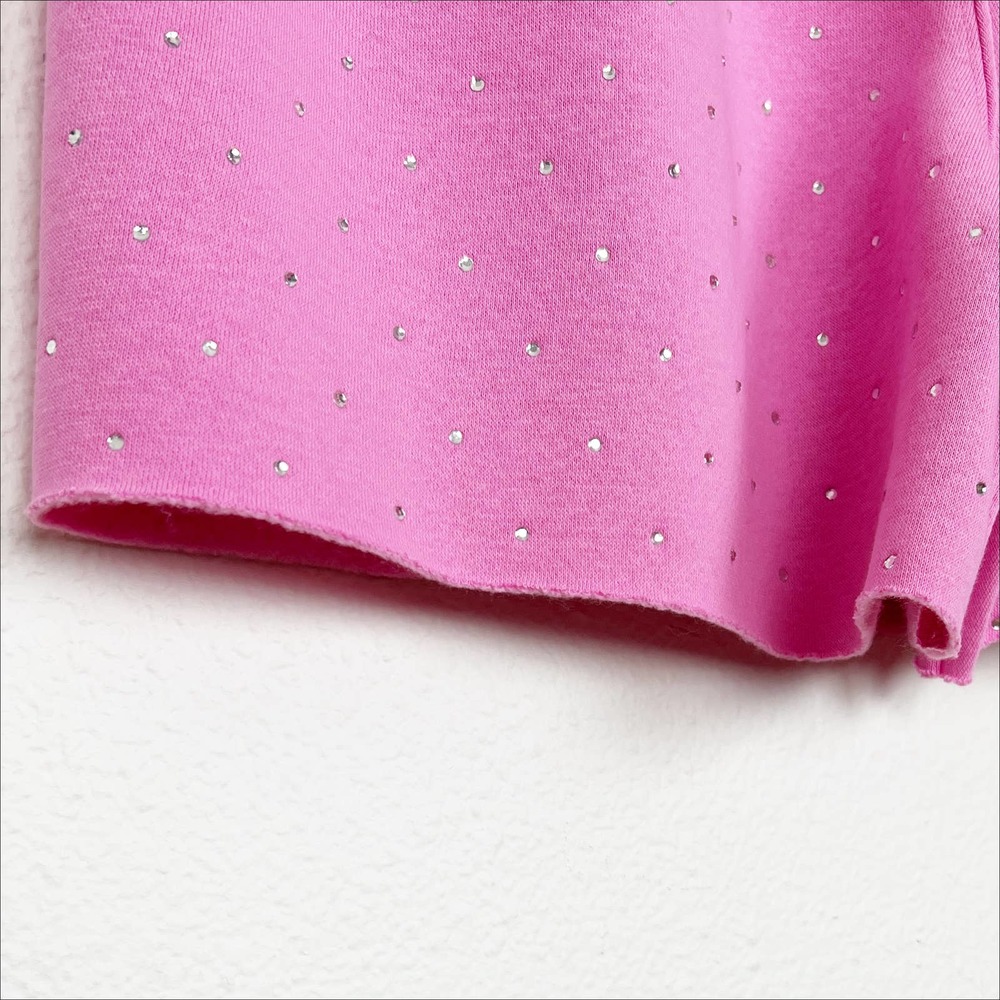 NWT Generation Love Aria Crystal Shorts Bublegum Pink Small - Picture 5 of 9